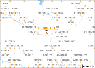 map of Neuhütte