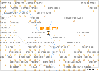 map of Neuhütte