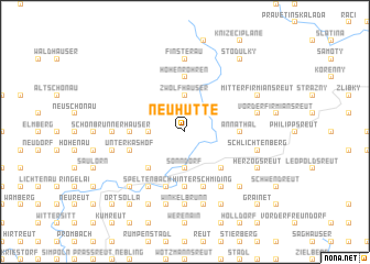 map of Neuhütte