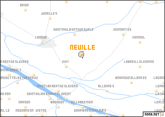 map of Neuillé