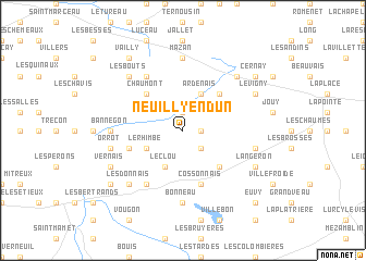 map of Neuilly-en-Dun