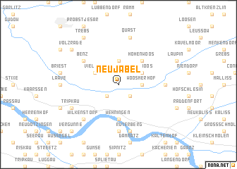 map of Neu Jabel