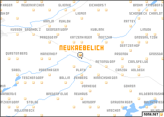 map of Neu Kaebelich