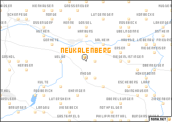 map of Neu Kalenberg