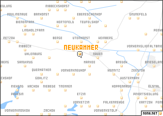 map of Neukammer