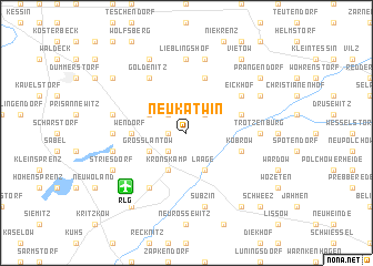 map of Neu Kätwin