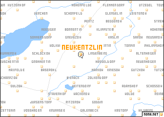 map of Neu Kentzlin