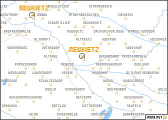 map of Neukietz