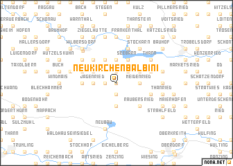 map of Neukirchen-Balbini