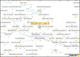 map of Neukirchen