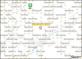 map of Neukirchen