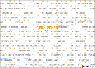 map of Neukirchen