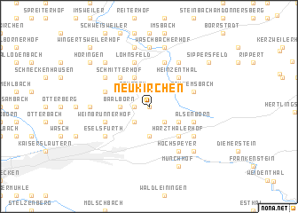 map of Neukirchen