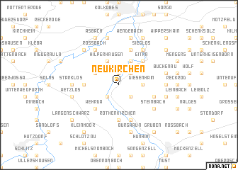 map of Neukirchen