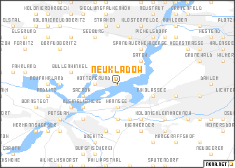 map of Neu Kladow