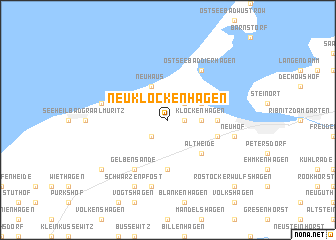 map of Neu Klockenhagen