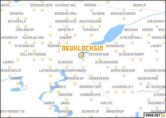 map of Neu Klocksin