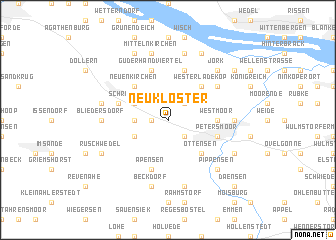 map of Neukloster