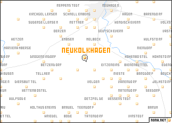 map of Neukolkhagen