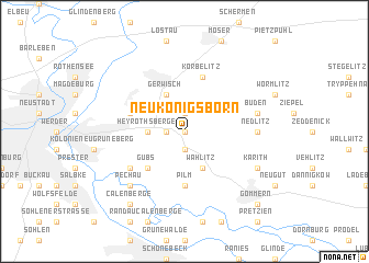 map of Neu Königsborn