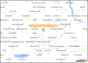 map of Neukoppenbrück