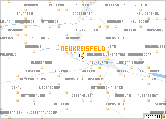map of Neukreisfeld