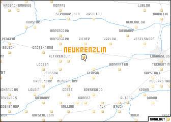 map of Neu Krenzlin