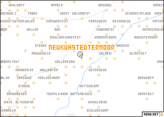 map of Neu Kuhstedtermoor
