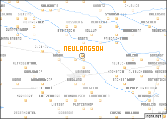 map of Neulangsow