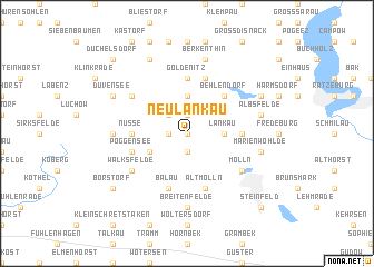 map of Neu Lankau