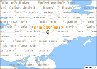 map of Neulanschvitz