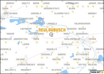 map of Neu Laubusch