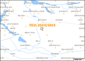 map of Neu Ludwigsaue