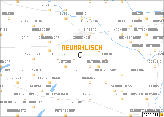 map of Neu Mahlisch