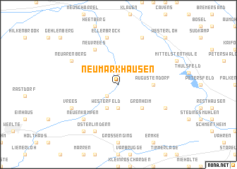 map of Neumarkhausen