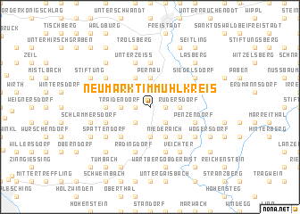 map of Neumarkt im Mühlkreis