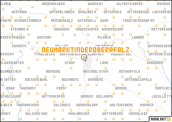 map of Neumarkt in der Oberpfalz