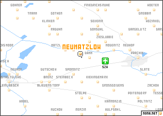 map of Neu Matzlow