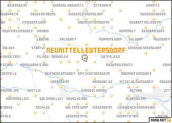 map of Neumittelleutersdorf