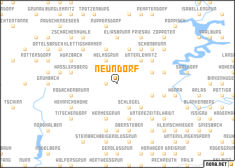 map of Neundorf