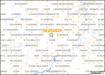 map of Neundorf