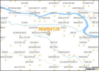 map of Neu Neetze