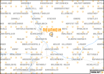 map of Neunheim