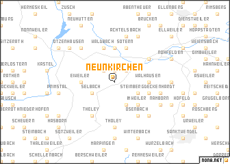 map of Neunkirchen