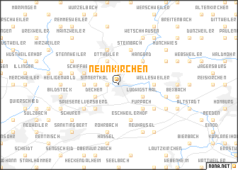 map of Neunkirchen