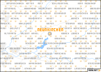 map of Neunkirchen