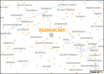 map of Neunkirchen