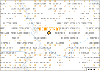 map of Neunstadt