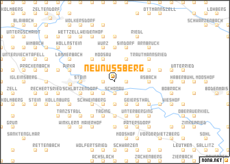 map of Neunußberg