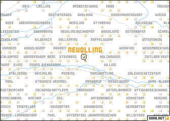 map of Neuölling